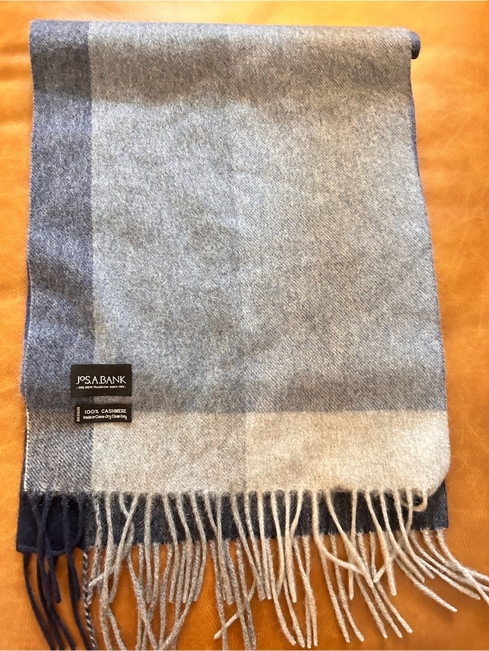 Jos. A. Bank Gray Cashmere Scarf